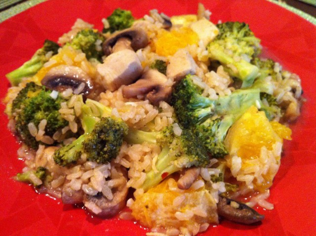 Orange Broccoli Chicken Stir Fry