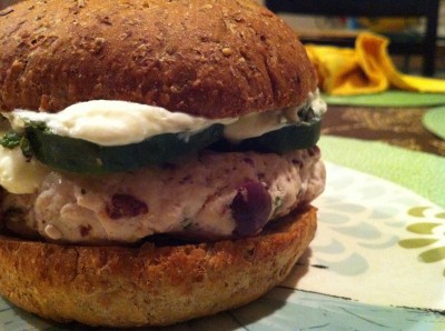 Greek Turkey Burger