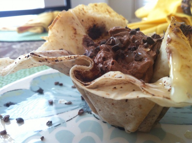 Chocolate Mascarpone Phyllo Cups