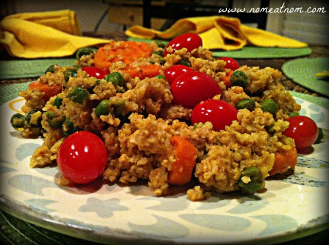 Millet Vegetable Curry with Effects