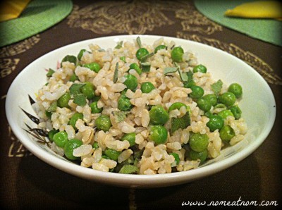 Green Pea and Sage Rice Overview