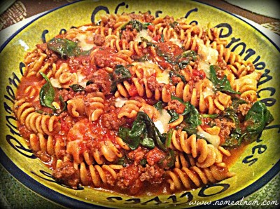 Beef and Spinach Pasta Sauce Overview