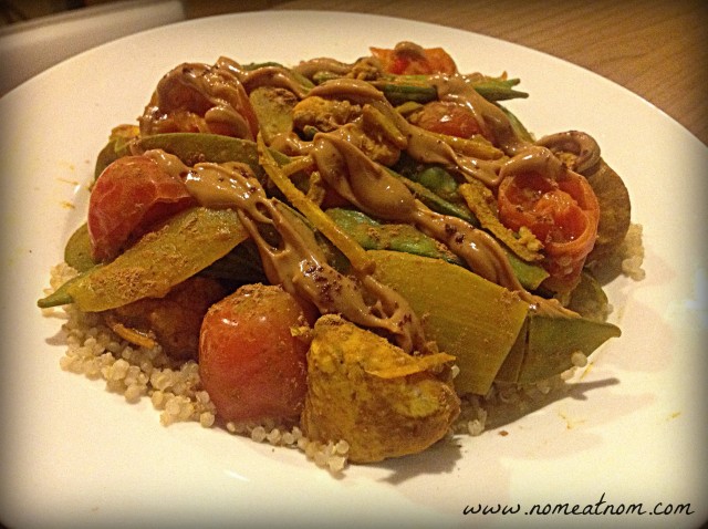 Spicy Ginger Peanut Stir Fry