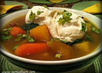 Moroccan Rutabaga Soup