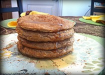 Whole Grain Mulberry Sunflower Pancakes