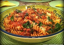 Beef and Spinach Pasta Sauce