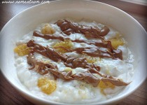 Orange Almond Overnight Oats Pudding